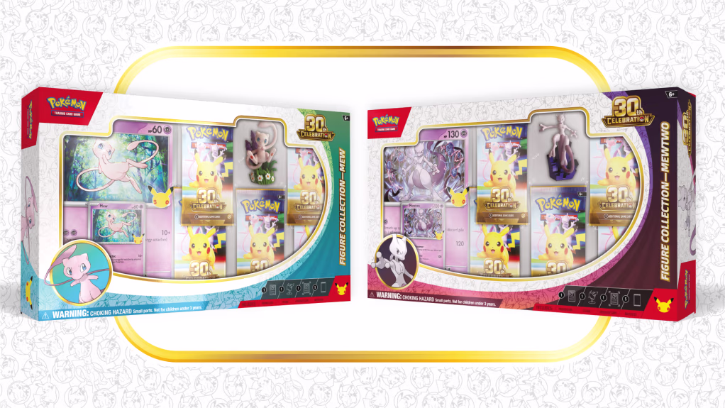 2026 Pokemon TCG 30th Celebration Figure Collection Mew Mewtwo