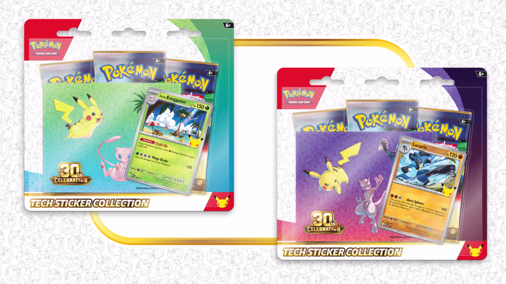 2026 Pokemon TCG 30th Celebration Tech Sticker Collection
