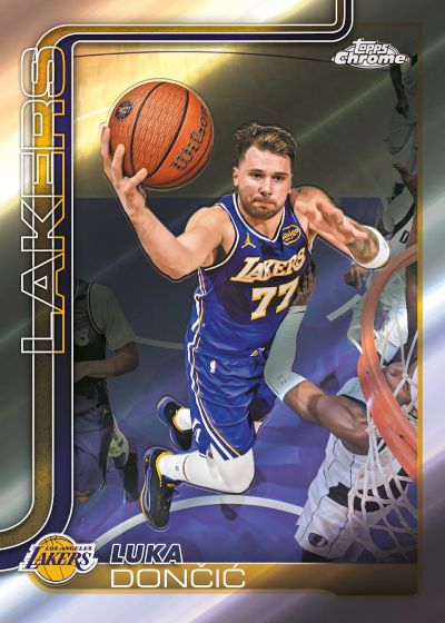 2025-26 Topps Chrome Update Basketball Luka Doncic Base