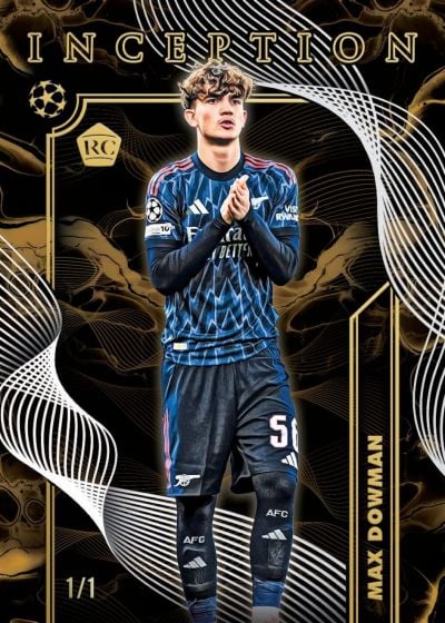 2026 Topps Inception UEFA Club Competitions Max Dowman Dark Flow RC 1/1