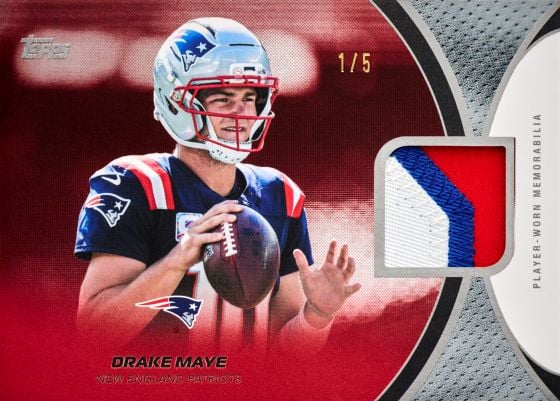 2026 Topps Flagship Football Drake Maye NFL Materials