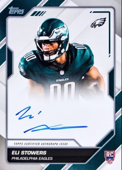 2026 Topps Flagship Football Eli Stowers Flagship First Signatures