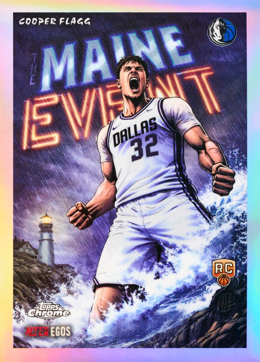 2025-26 Topps Chrome Update Basketball Cooper Flagg Alter Egos The Maine Event RC
