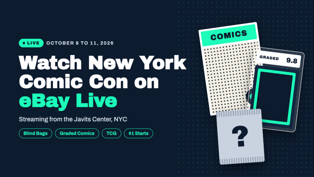 NYCC comic con with eBay Live