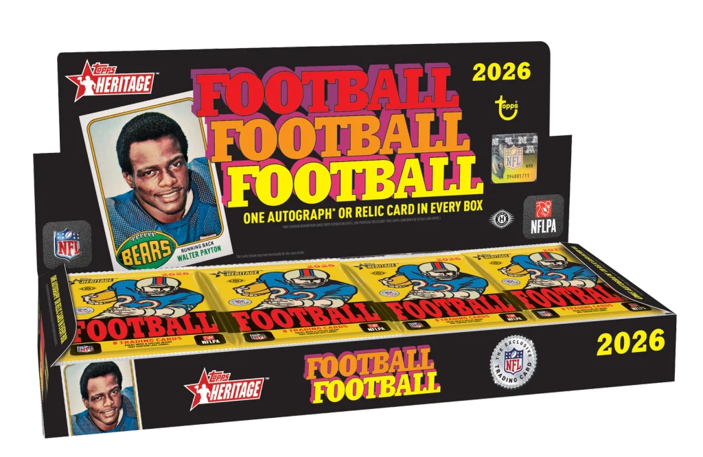 Best Cards to Look For in 2026 Topps Heritage Football 4 2026 Topps Heritage Football Hobby Box